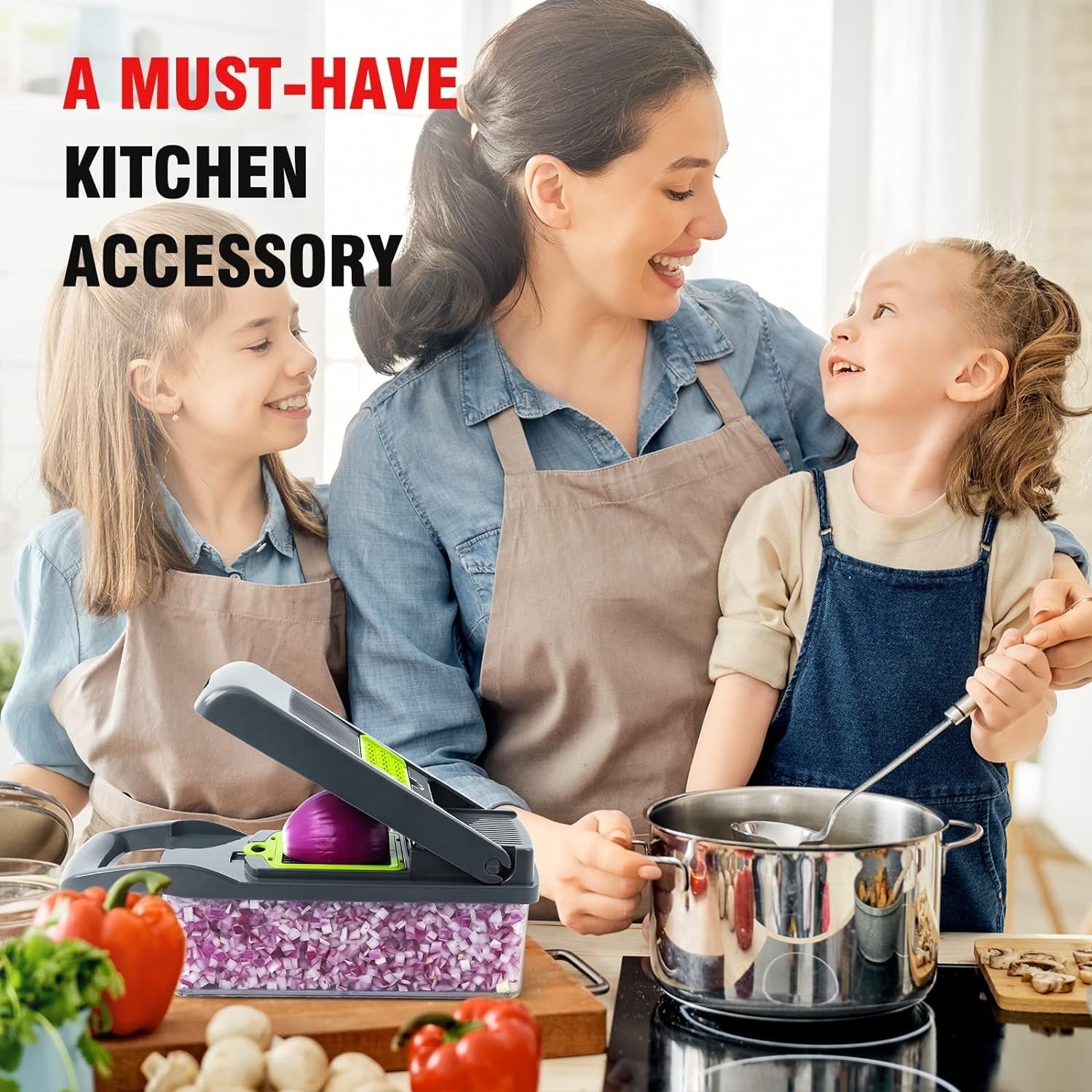 6-in-1 Multifunctional Vegetable Cutter – Fast & Easy Kitchen Slicer