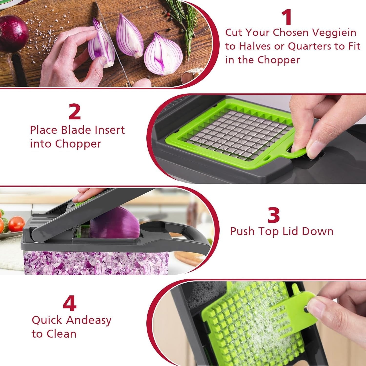 6-in-1 Multifunctional Vegetable Cutter – Fast & Easy Kitchen Slicer