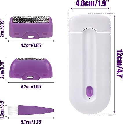 Painless Electric Hair Removal Device for Women | Safe & Gentle Facial & Body Hair Remover