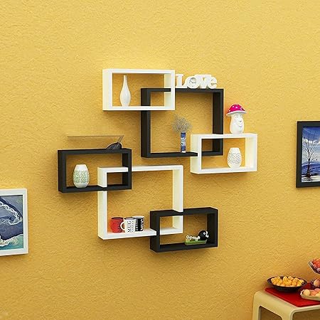 Wall Mounted Wooden Shelf | Premium Wooden Floating Shelf for Home & Office Décor | Space-Saving Storage Solution
