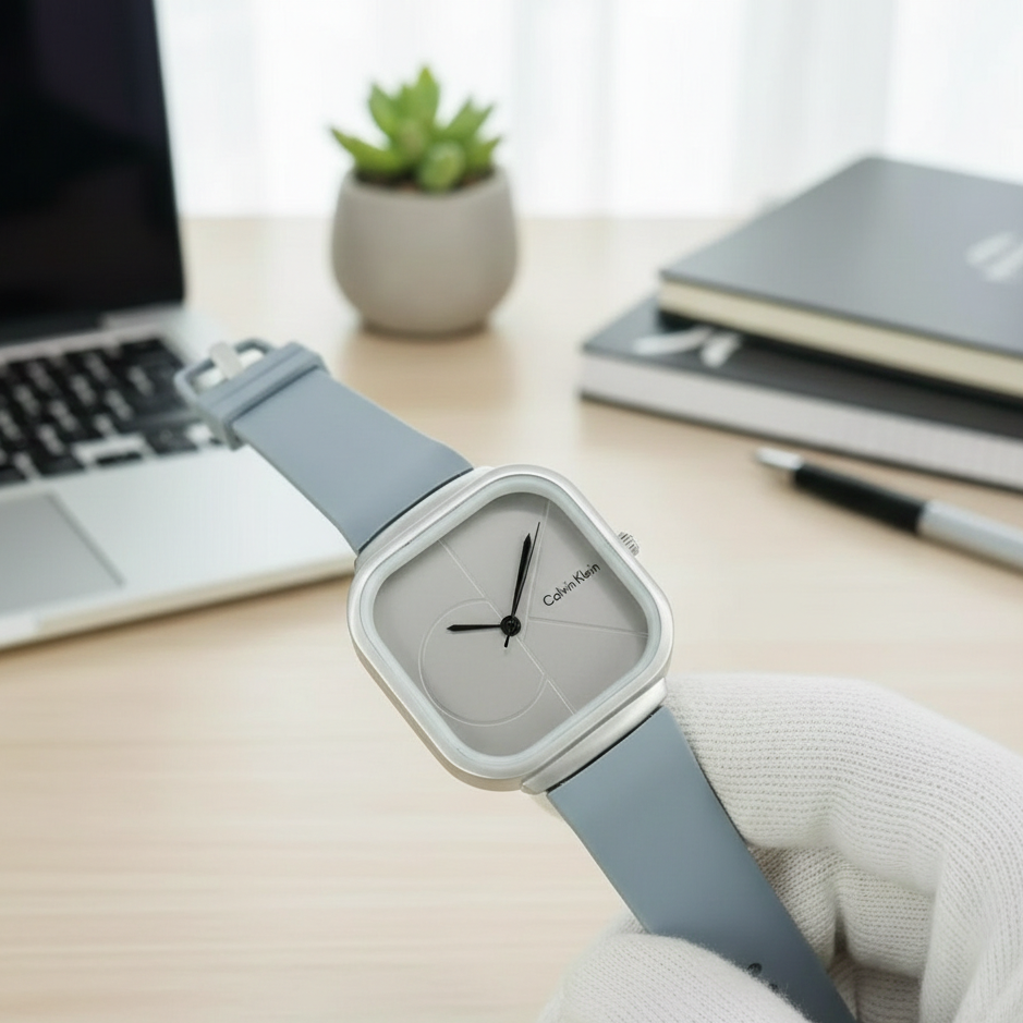 Calvin Klein Men’s Watch with Square Dial – Elegant, Modern & Durable Timepiece (Brown | Without Box)