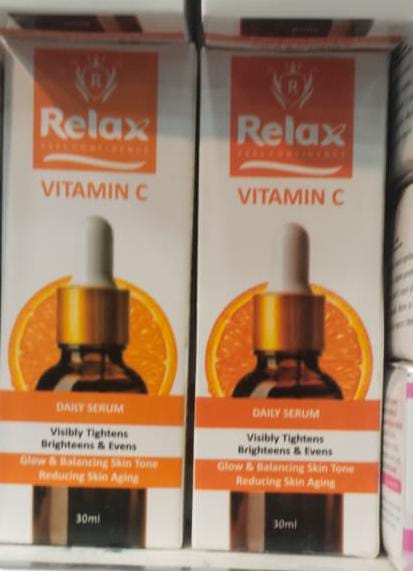Relax Vitamin C Daily Serum – 30ml | Brightens Skin, Evens Tone & Reduces Signs of Aging