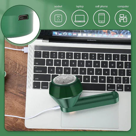 Rechargeable Lint Remover | Portable Electric Fabric Shaver for Clothes, Sweaters & Upholstery