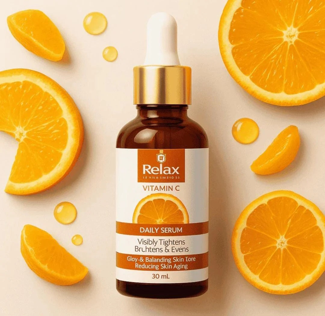 Relax Vitamin C Daily Serum – 30ml | Brightens Skin, Evens Tone & Reduces Signs of Aging