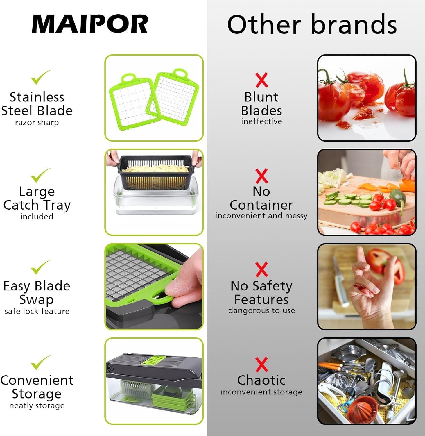 6-in-1 Multifunctional Vegetable Cutter – Fast & Easy Kitchen Slicer