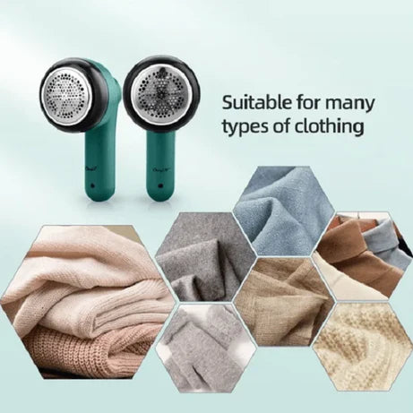 Rechargeable Lint Remover | Portable Electric Fabric Shaver for Clothes, Sweaters & Upholstery