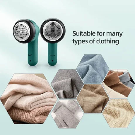 Rechargeable Lint Remover | Portable Electric Fabric Shaver for Clothes, Sweaters & Upholstery