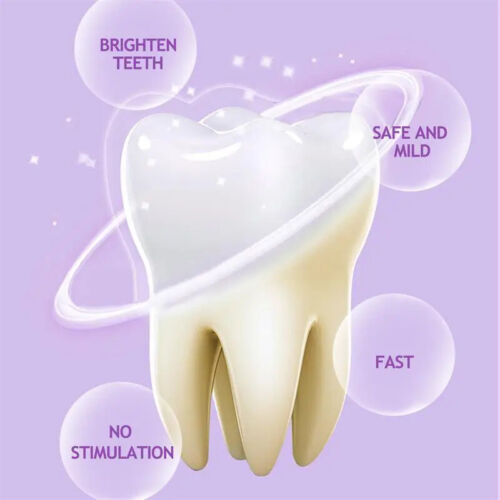 Hismile V34 Teeth Colour Corrector Serum 30ml | Instant Teeth Brightening | Purple Serum