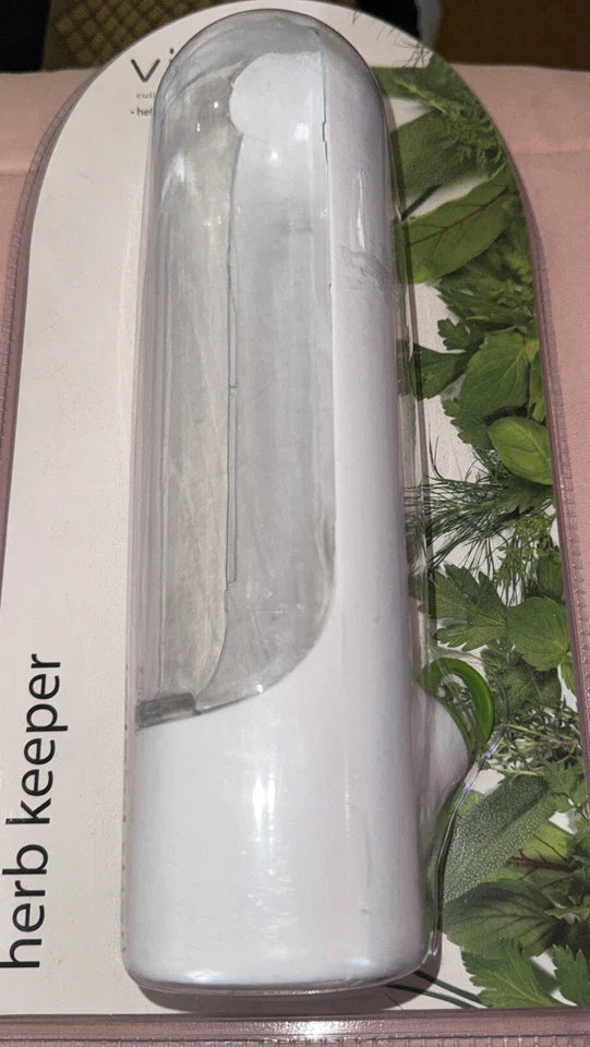 Herb Saver Storage Container | Fresh Herb Keeper for Refrigerator | Leak-Proof & Food-Grade Storage Box