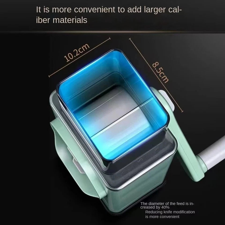 Multifunctional Manual Rotary Vegetable Cutter & Cheese Grater Shredder