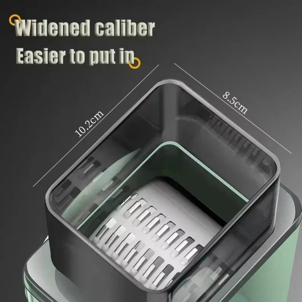 Multifunctional Manual Rotary Vegetable Cutter & Cheese Grater Shredder