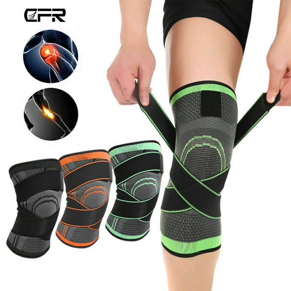 3D Knee Support Brace – Breathable Compression for Pain Relief & Joint Stability