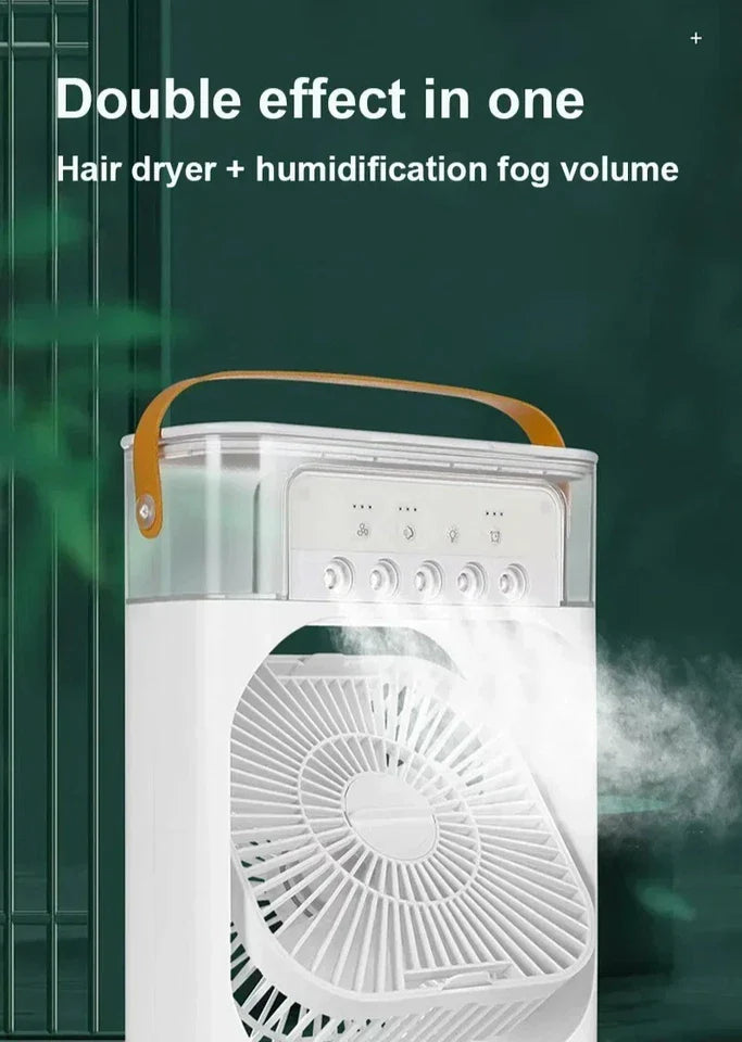 Mini Portable Air Conditioner & Mini AC Fan – USB Rechargeable Personal Cooling Fan