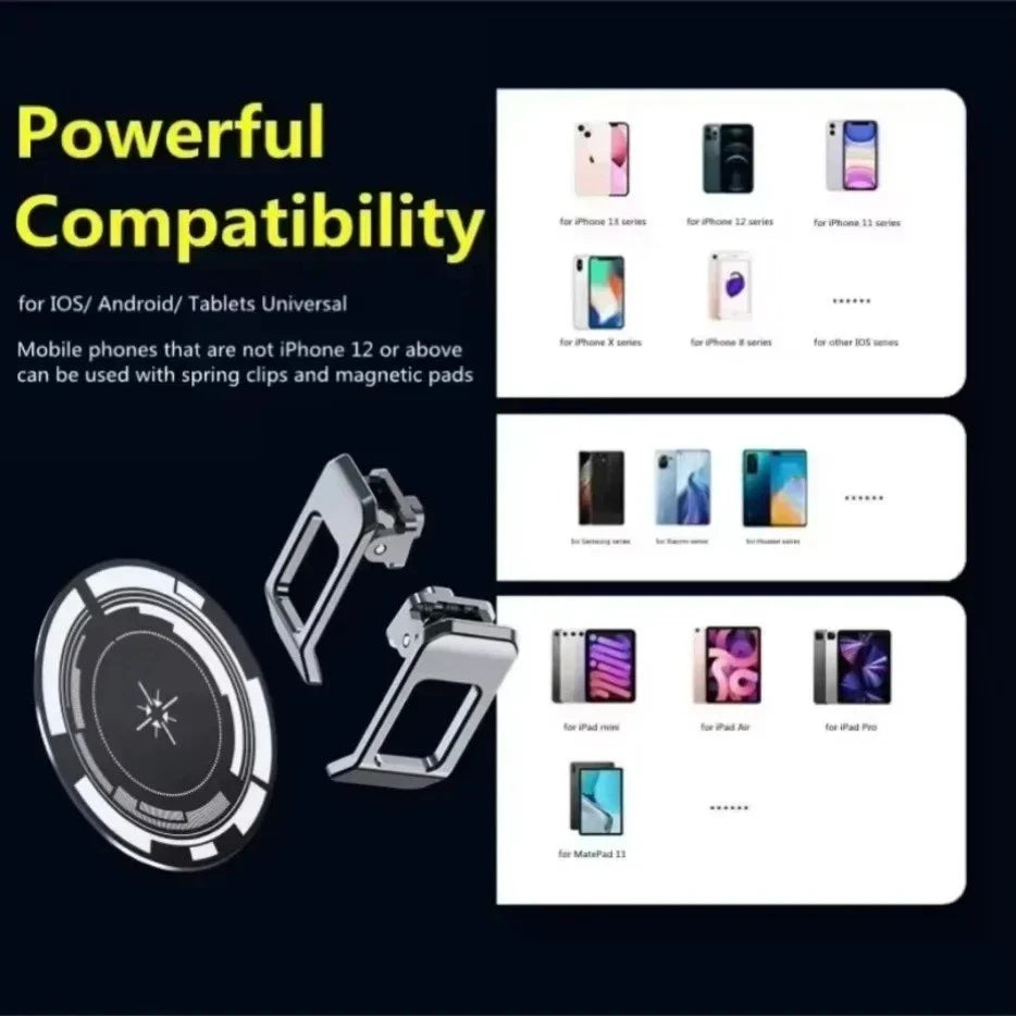 Memo CX07 Magnetic Clip | Strong Multi-Purpose Magnetic Holder for Home, Office & Kitchen