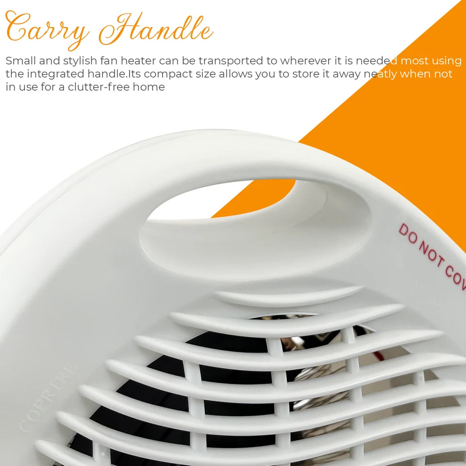 Fan Heater 2000W – Powerful Fast Heating for Home & Office