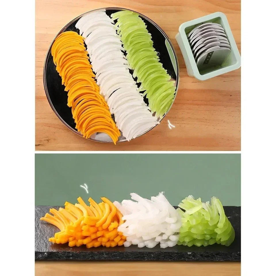 Multifunctional Manual Rotary Vegetable Cutter & Cheese Grater Shredder