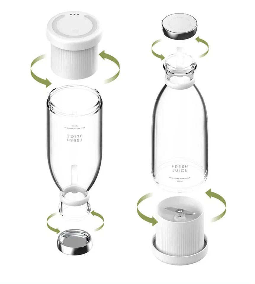 Mini Portable Juicer – USB Rechargeable Fresh Juice Blender