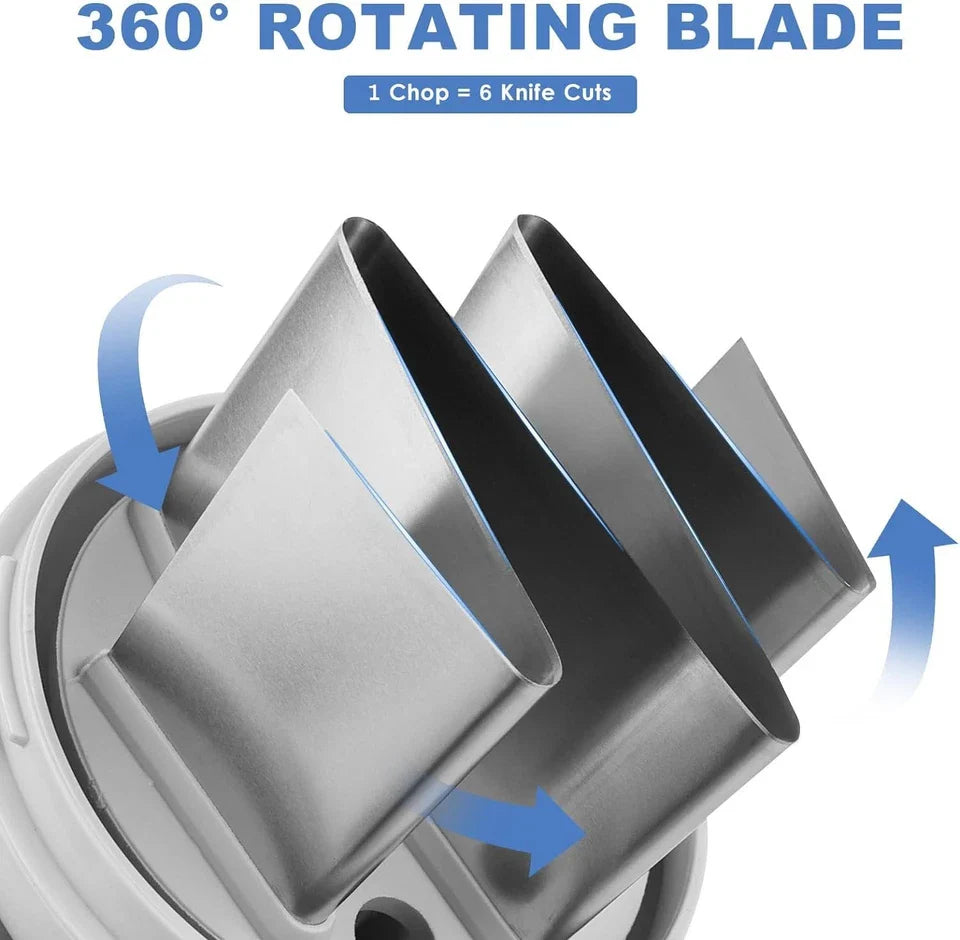 Multifunctional Manual Rotary Vegetable Cutter & Cheese Grater Shredder