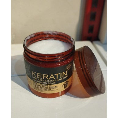 Professional Keratin Hair Repair Mask – Deep Conditioning Treatment for Frizzy, Damaged & Chemically Treated Hair (500ml)