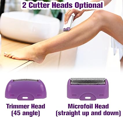 Painless Electric Hair Removal Device for Women | Safe & Gentle Facial & Body Hair Remover