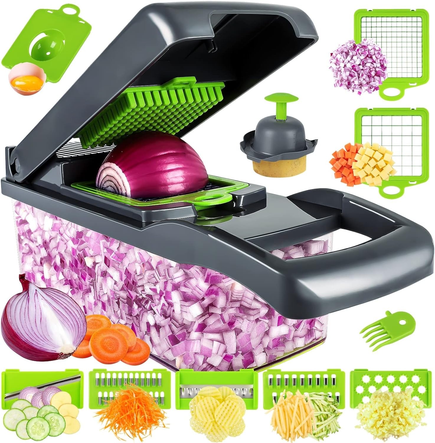 6-in-1 Multifunctional Vegetable Cutter – Fast & Easy Kitchen Slicer