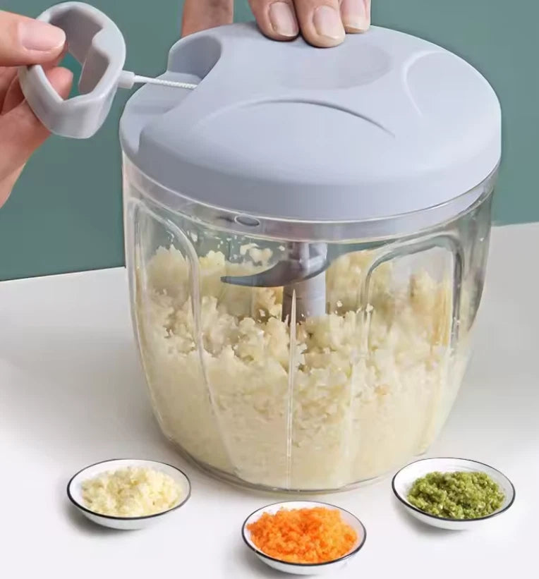 Mini Speedy Manual Chopper – Fast Hand-Press Vegetable & Food Cutter