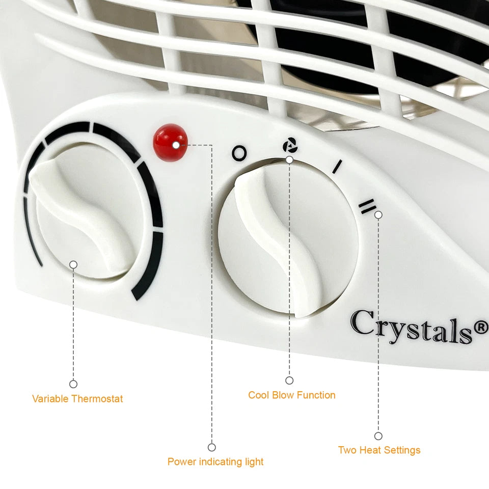 Fan Heater 2000W – Powerful Fast Heating for Home & Office