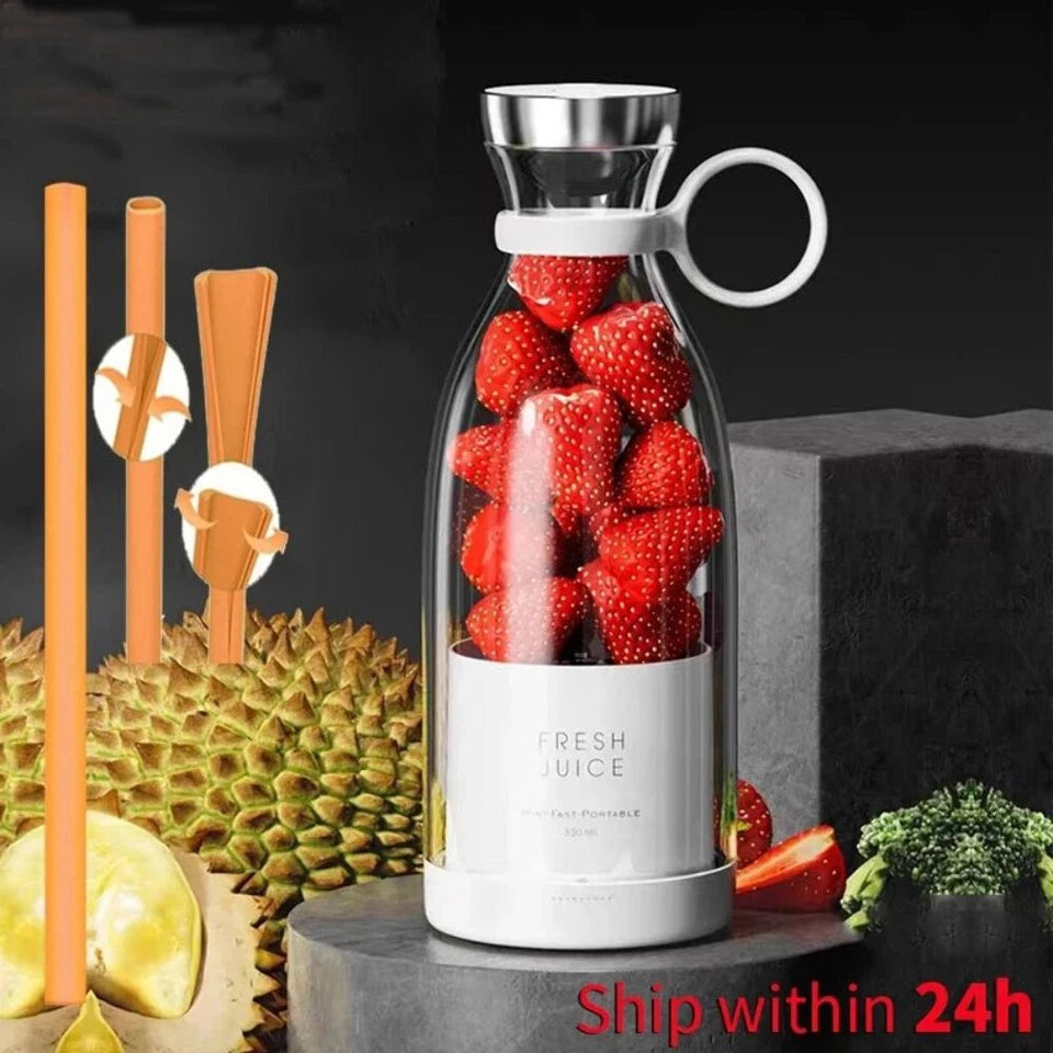Mini Portable Juicer – USB Rechargeable Fresh Juice Blender